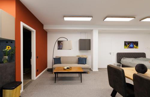 Bad Hersfeld Apartment | Loft im Zentrum von Bad Hersfeld mit modernem Design und offenem Wohnkonzept "Badestube"