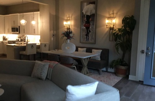 Downtown Des Moines House | Loft in Quaint East Village boasting a skyline view of Downtown