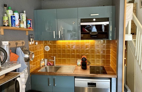 La Salle-les-Alpes Apartment | Loft-like garden level. 3-room mountain corner
