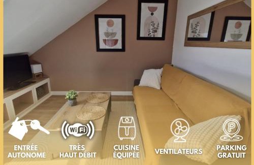 Nogent-le-Rotrou Apartment | Loft Moderne et Rénové - Idéal Pros & Familles - 1 à 4 pers - Wifi - 5 min de la Gare