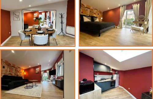 Sainte-Anne - Faubourg Noyon Apartment | Loft O'Chalet - 10 min GARE - PARKING PRIVÉ