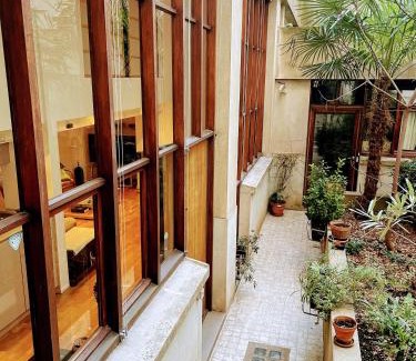 Val-de-Grace Apartment | Loft with view on a quiet garden, Parisian Charm