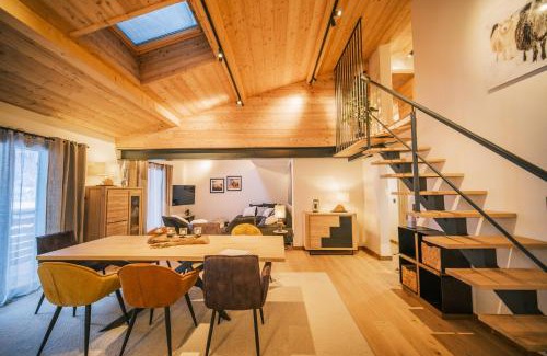 Les Houches Apartment | Loft Zodiak -Centre Ville , 5 Chambres+ Vue