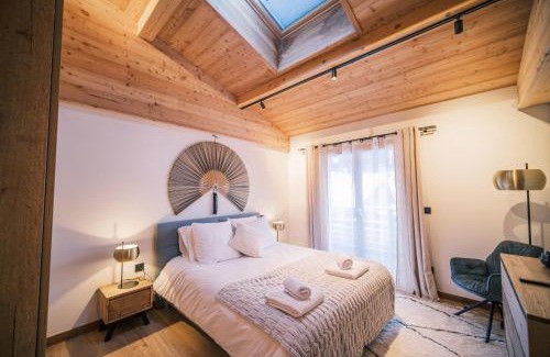 Les Houches Apartment | Loft Zodiak -Centre Ville , 5 Chambres+ Vue