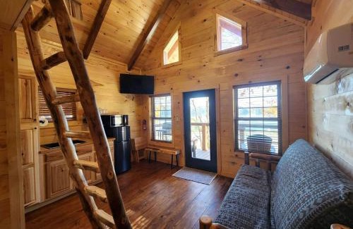 Scio House | Lofted Cabin Wonderful for Outdoor Adventures in Ohio