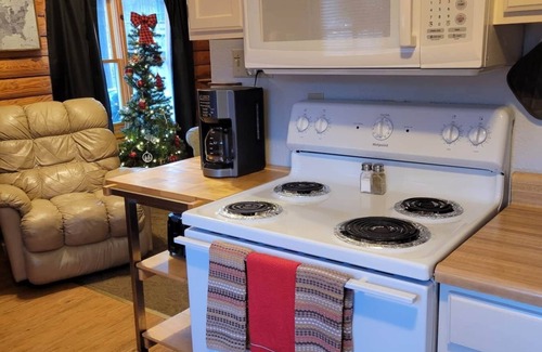 Schnellville House | Log Cabin 8 with Hot Tub at Osborn Boat Ramp on Patoka Lake