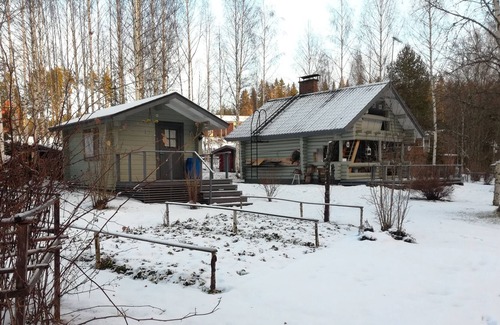 Pirkanmaa Cabin | Log cabin Hopeavirran Helmi
