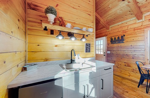 Colorado Springs Cabin | Log cabin on 1,800-acre ranch with sweeping mountain & meadow views