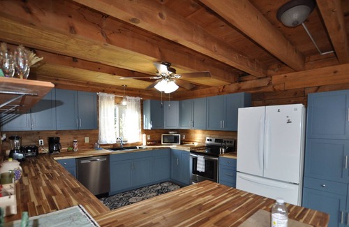 Young Cabin | Log cabin on 2.5 private wooded acres! Bring your horses & ATV's. Hunt area 23