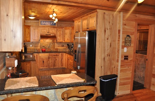 Lake Lure Cabin | Log Cabin w/Waterfall View~Hot Tub, Loft, Hiking, Relax in Privacy!