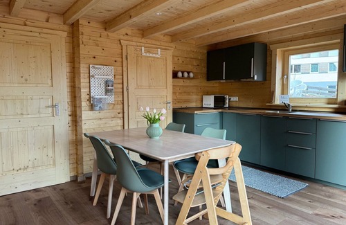 Saig Apartment | Log cabin with 70 sqm, 2 bedrooms, 1 living/sleeping area, max. for 6 persons