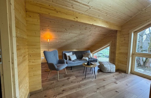 Saig Apartment | Log cabin with 70 sqm, 2 bedrooms, 1 living/sleeping area, max. for 6 persons