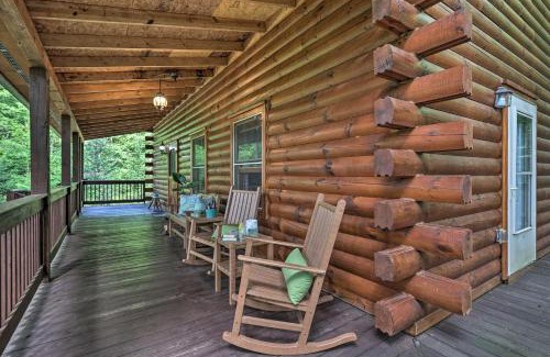 Beech Mountain House | Log Cabin with Deck and Fireplace Walk to Lake and Trails