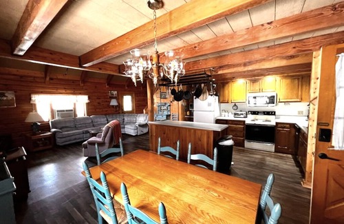Canton Cabin | Log Home near Beautiful Lake Logan
