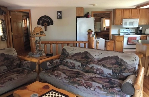 Minong Cabin | Log Home on Leader Lake- Quiet and Beautiful Sand Bottom Lake, Swim Fish Paddle