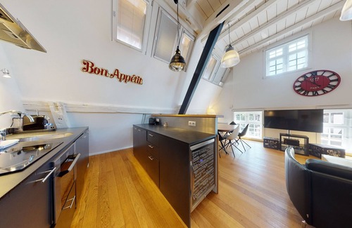 Petite-France Apartment | lohkas triplex loft petite france 2br 2bth