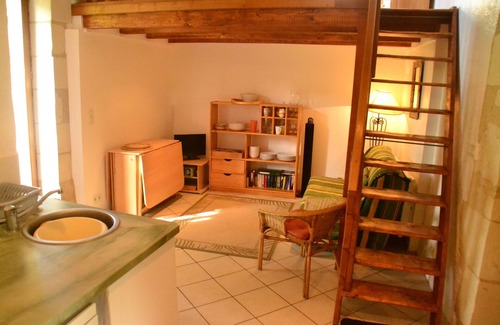 Perrusson Cottage | Loire Valley cottage for 4/5 with superb heated pool and carp fishing lake