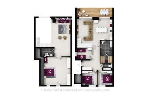 Sirkka Apartment | Lomavuokra Villa Cranberry A2, Levi central