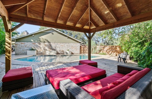 Austin House | Long Term Urban Oasis w/Pool, Gym, detach Office