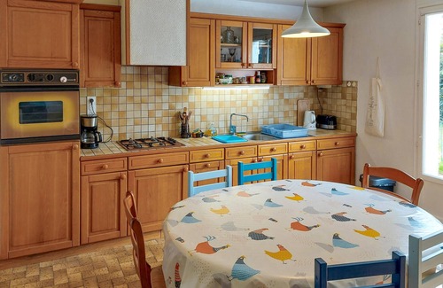 Lanester House | Look forward to a relaxing vacation in this vacation home not far from the sea.