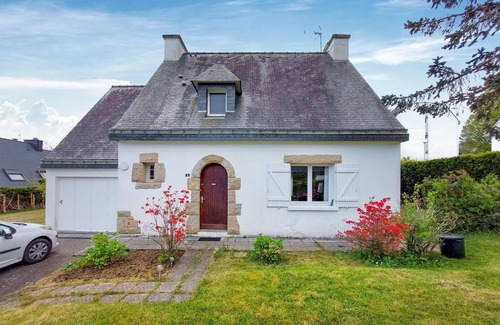 Lanester House | Look forward to a relaxing vacation in this vacation home not far from the sea.