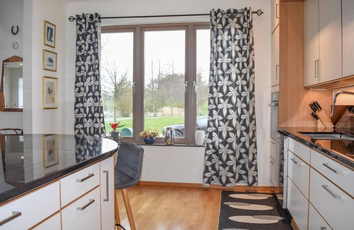 Ystad House | Look forward to a relaxing time by the sea in this modern vacation home.