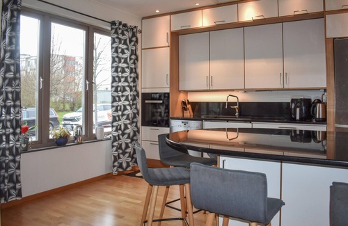 Ystad House | Look forward to a relaxing time by the sea in this modern vacation home.