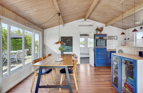 Frørup House | Look forward to a wonderful vacation with sea view in this vacation home.
