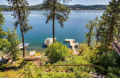 Loon Lake House | Loon Lake Waterfront Retreat 2 Decks and Dock!