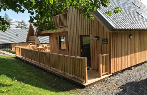 Newton Stewart Ski Chalet | Lord Galloway 36 with Hot Tub