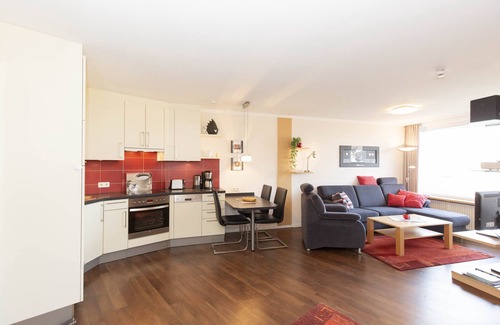Duhnen Apartment | Lord Nelson App.206 -40m² vacation apartment in Döse, close to the beach, swimming pool and sauna