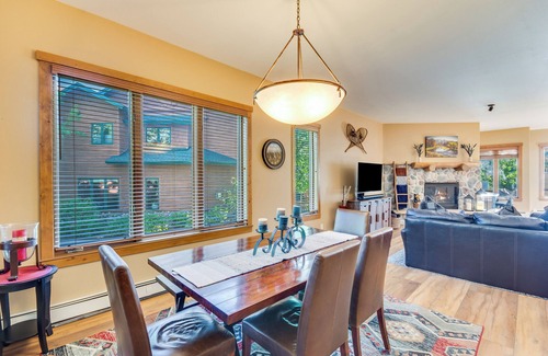 Steamboat Springs House | Lots of Light -Great Deck with Lounge Furniture & Firepit - Private Garage bring Bikes
