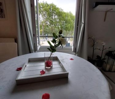 Downtown Angers Apartment | love room white - les delices rooms