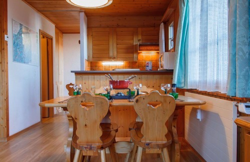 Champoussin Apartment | Lovely apartment for 4 guests with WIFI, balcony and panoramic view