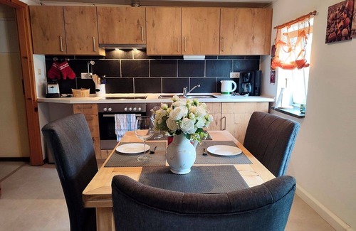 Grossschoenau Apartment | Lovely apartment for 12 guests with hot tub, WIFI, TV, patio and pets allowed