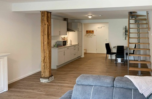 Holtriem Apartment | Lovely apartment for 3 guests with WIFI, TV, terrace and parking