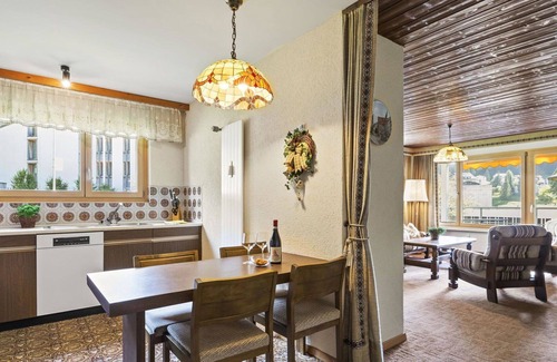 Parpan Apartment | Lovely apartment for 4 guests with TV and balcony