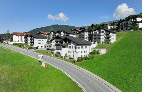 Falera Apartment | Lovely apartment for 5 people with pool, WIFI, TV, balcony and panoramic view