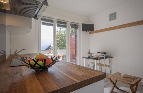 Leytron Apartment | Lovely apartment for 2 guests with internet, TV, balcony and parking