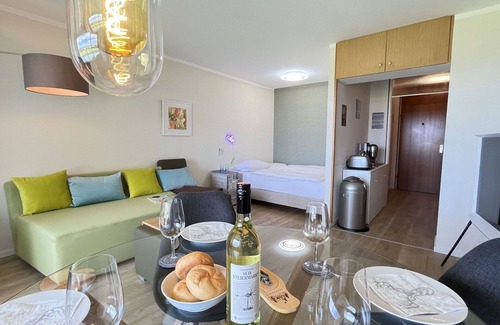 Loffingen Apartment | Lovely apartment with WIFI, pool, TV, balcony, pets allowed, panoramic view and parking