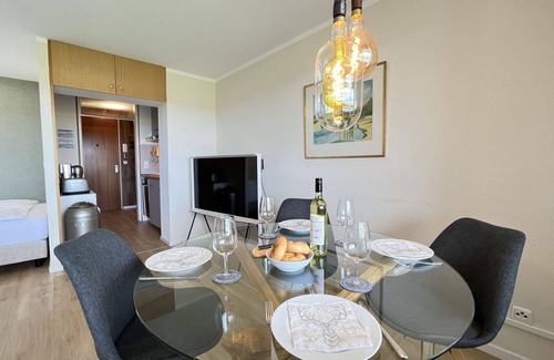 Loffingen Apartment | Lovely apartment with WIFI, pool, TV, balcony, pets allowed, panoramic view and parking