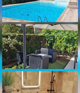Nice Apartment | Lovely apartment with private garden and a swimming-pool