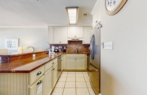 Miramar Beach Condo | Lovely beachfront condo with water views from private balcony + shared pool