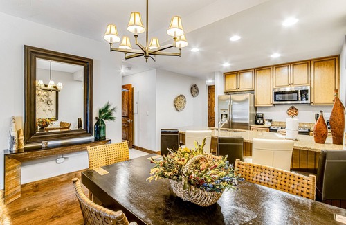 Four O'Clock Condo | Lovely Breckenridge villa with pool & hot tub, WiFi, fireplace, & gaming center