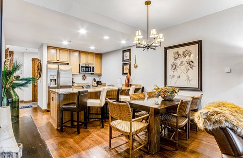 Four O'Clock Condo | Lovely Breckenridge villa with pool & hot tub, WiFi, fireplace, & gaming center