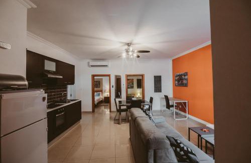 Tal-Ghoqod Apartment | Lovely, central 2BR home, just off St Julians w/AC by 360 Estates