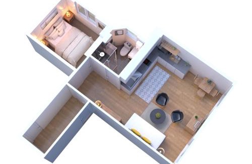 Quartier de la Porte-Saint-Denis Apartment | Lovely Central Paris Apartment with Rooftop View