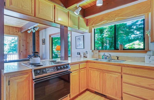 Index Cabin | Lovely dog-friendly home on banks of the Skykomish river w/mountain views