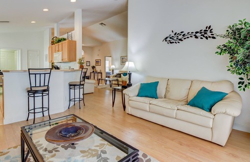Biggar House | Lovely Getaway in Danforth Lakes with Private Pool and Tree-Lined Lanai