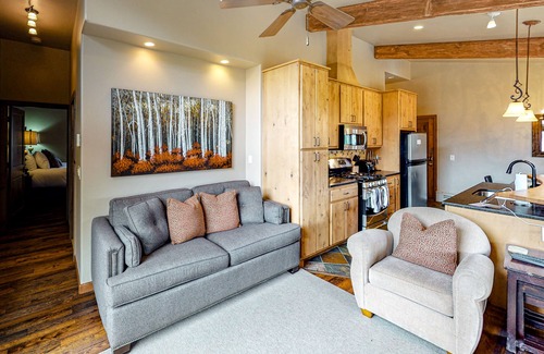 Snowmass Village House | Lovely getaway minutes from ski slopes with mountain views, fireplace, & balcony